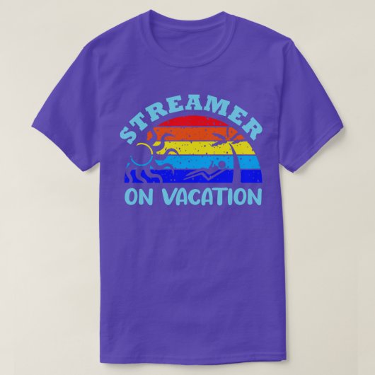 vakantiestreamer t-shirt (Design voorkant)