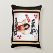 Vakantiestress Verlichter Pinup Accent Kussen (Achterkant (Verticaal))