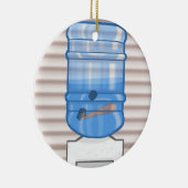 "Vakantiestress" Waterkoeler Keramisch Ornament (Rechts)
