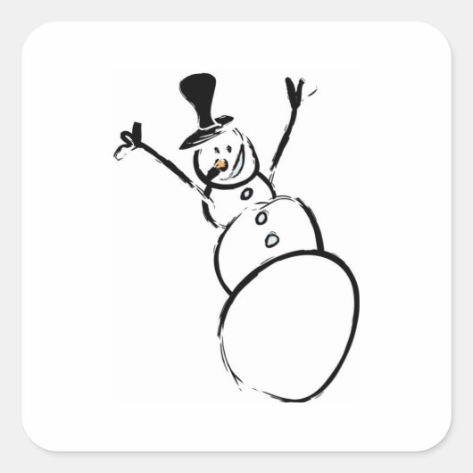 Vakantieszegels Vierkante Sticker (Voorkant)