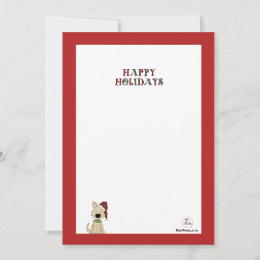 Vakantietabel Kaart (Achterkant)