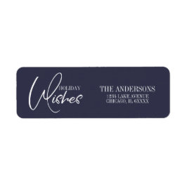 Vakantietabel met kerstcadeaubon etiket