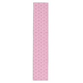 Vakantietabel runner-roze Snowflake Short Table Ru Medium Tafelloper (Voorkant)