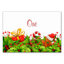 Vakantietabel voor feestdagen kaart