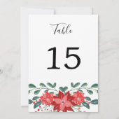 Vakantietafelkaart Kaart (Achterkant)