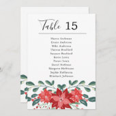 Vakantietafelkaart Kaart (Voorkant / Achterkant)