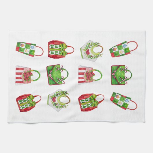 Vakantietas keukenhanddoek (Horizontaal)