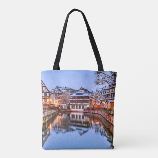Vakantietas Straatsburg Tote Bag (Achterkant)
