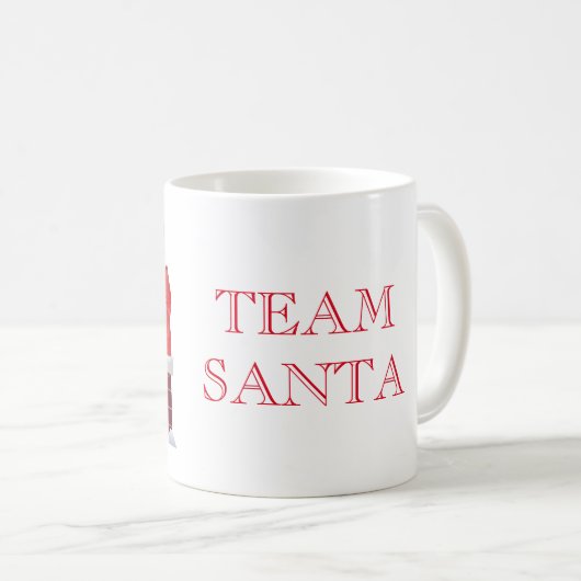 Vakantieteam Santa Coffee Mok (Voorkant rechts)