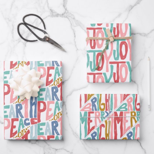 Vakantieters in het wit inpakpapier vel (Voorkant)