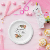 Vakantiethema Vreugde aan de wereld Groen Papieren Bordje (Feest)