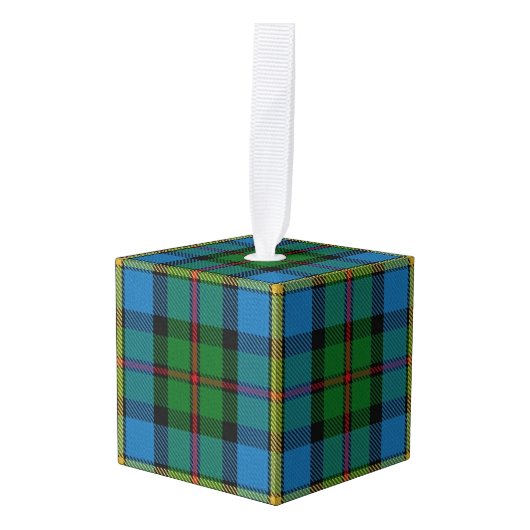 Vakantietijd Clan MacLeod van Harris Tartan Kubus Ornament (Voorkant hoekig)