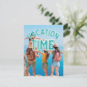 vakantietijd feestdagenkaart (Staand voorkant)