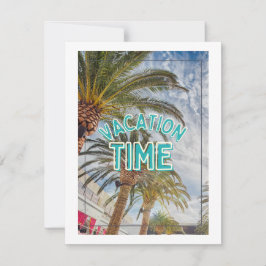 vakantietijd feestdagenkaart