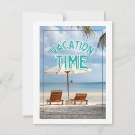 vakantietijd feestdagenkaart