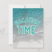 vakantietijd feestdagenkaart (Voorkant)