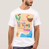 vakantietijd t-shirt (Voorkant)