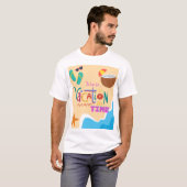 vakantietijd t-shirt (Voorkant volledig)