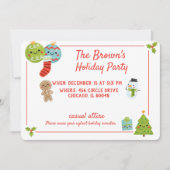 Vakantietpartij Bedankkaart (Voorkant)