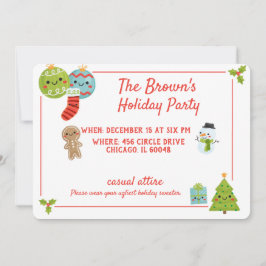 Vakantietpartij Bedankkaart