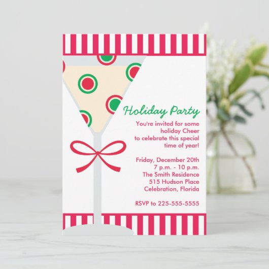 Vakantietpartij Kaart (Staand voorkant)