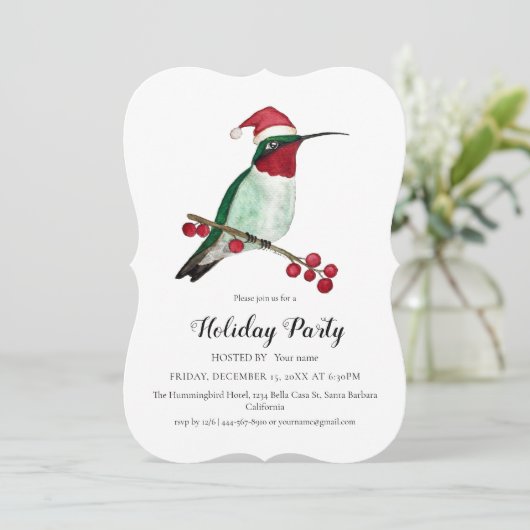 Vakantietpartij Kaart (Staand voorkant)