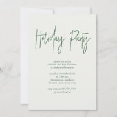 Vakantietpartij Kaart (Voorkant)