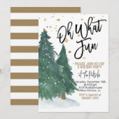 Vakantietpartij Kaart (Voorkant / Achterkant)