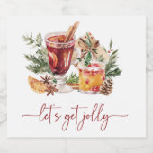 Vakantietpartij Likeurfles Etiket (Enkel label)