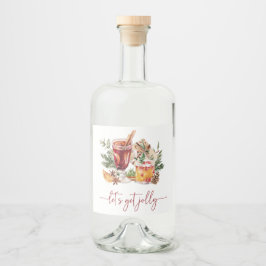 Vakantietpartij Likeurfles Etiket