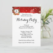 Vakantietpartij | Monogram Kaart (Staand voorkant)