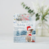 Vakantietpartij Uitnodiging Briefkaart (Staand voorkant)