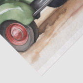  vakantietraditie: Vrachtwagen & Kerstbomen Tissuepapier (Detail)