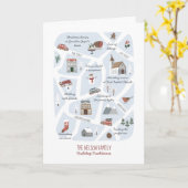 Vakantietradities - Onze Familie Kaart Kerstmis (Gele Bloem)