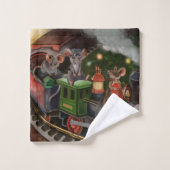 Vakantietraining voor Merry Mouse Bad Handdoek (Wasdoekje)