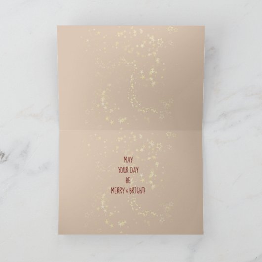 Vakantietraining voor Merry Mouse Feestdagen Kaart (Binnen)