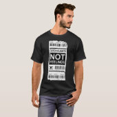 Vakantietraject van de reiziger Vluchten niet gevi T-shirt (Voorkant volledig)