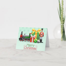 Vakantietrein van Santa Kaart
