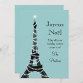 Vakantiettowertowertowerturquoise Feestdagenkaart (Voorkant / Achterkant)