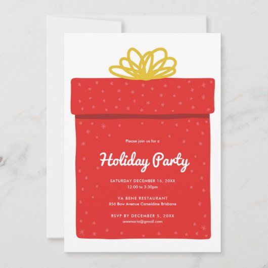 Vakantievakantie Exchange Party Kaart (Voorkant)