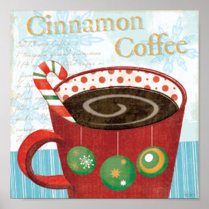 Vakantievakantie-Mok met cinnamon Coffee Poster