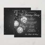 Vakantievakantie Spaarsteuze Baubles Black Kaart (Voorkant / Achterkant)