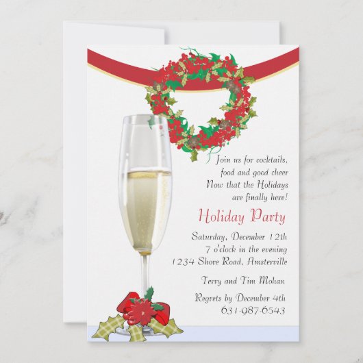 Vakantievakantie voor cocktails kaart (Voorkant)