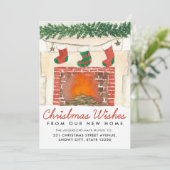 Vakantievakantie voor kerstvakantie aankondiging (Staand voorkant)