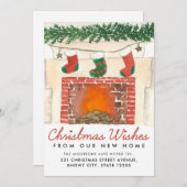 Vakantievakantie voor kerstvakantie aankondiging (Voorkant / Achterkant)