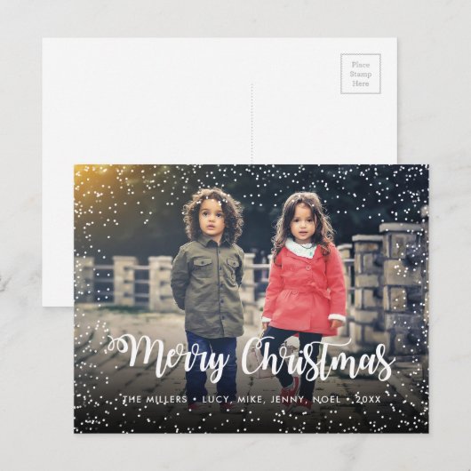 Vakantievakantievakantievakantievakantievakantieva Feestdagenkaart (Voorkant / Achterkant)