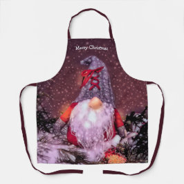 Vakantievakboom met prettige kerstavond schort