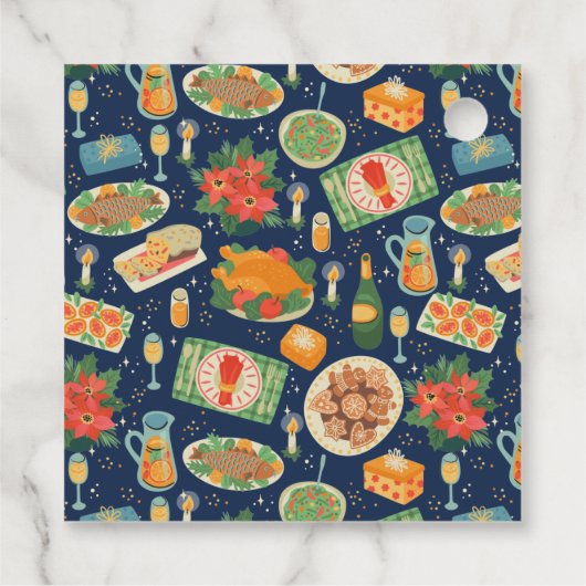 Vakantievakdag en feestdagen bedankjes labels (Achterkant)