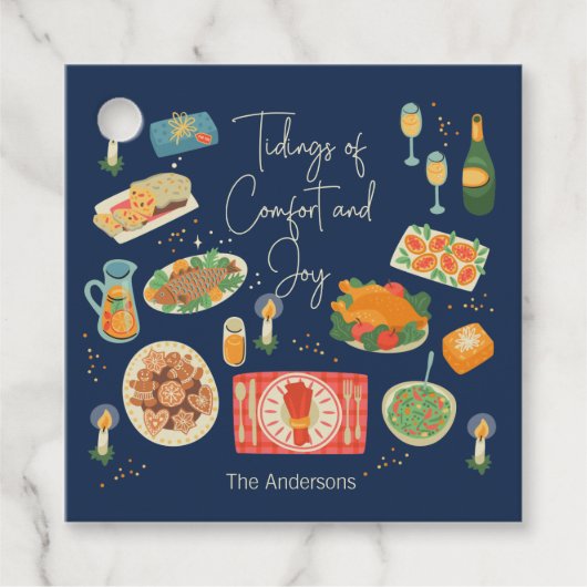 Vakantievakdag en feestdagen bedankjes labels (Voorkant)