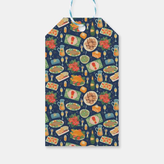 Vakantievakdag en feestdagen cadeaulabel (Achterkant)